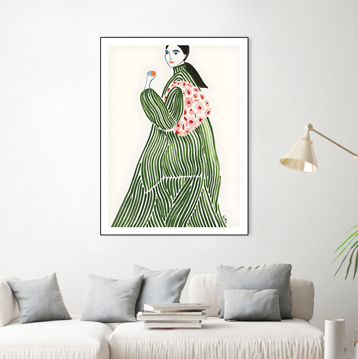 Incognito by M Studio on GIANT ART - pink illustration