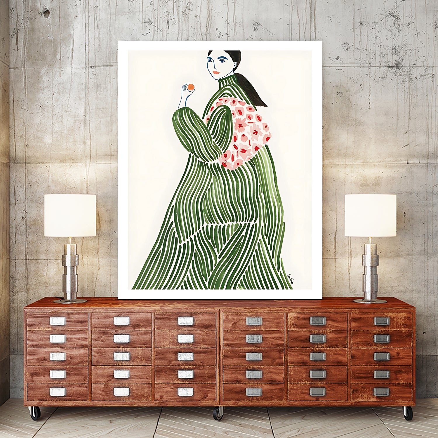 Incognito by M Studio on GIANT ART - pink illustration