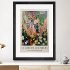 Marché aux Fleurs by M Studio on GIANT ART - pink botanique