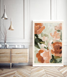 Autumn Blossom by M Studio on GIANT ART - green botanical flowers