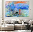 Sunrise 1872 by Monet on GIANT ART - museums