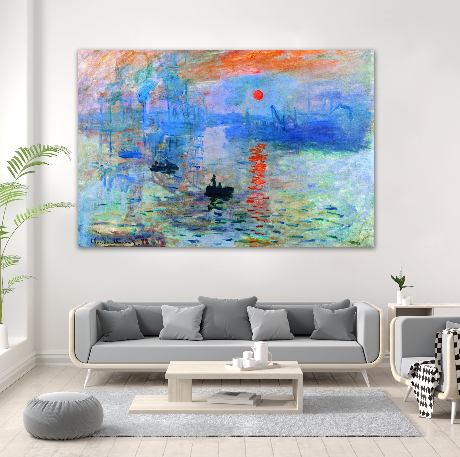 Sunrise 1872 by Monet on GIANT ART - museums