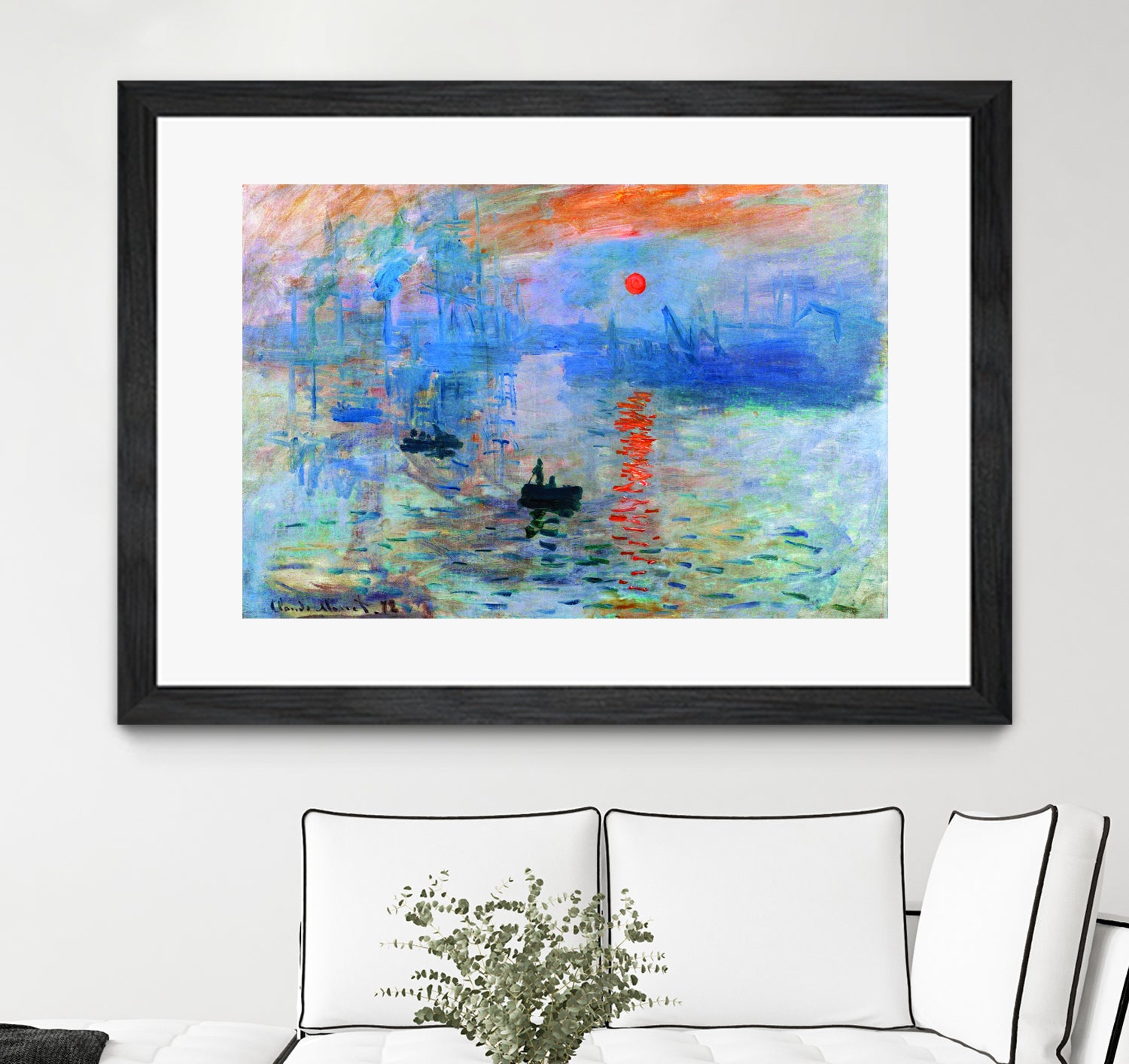 Sunrise 1872 by Monet on GIANT ART - museums