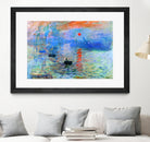Sunrise 1872 by Monet on GIANT ART - museums