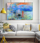 Sunrise 1872 by Monet on GIANT ART - museums
