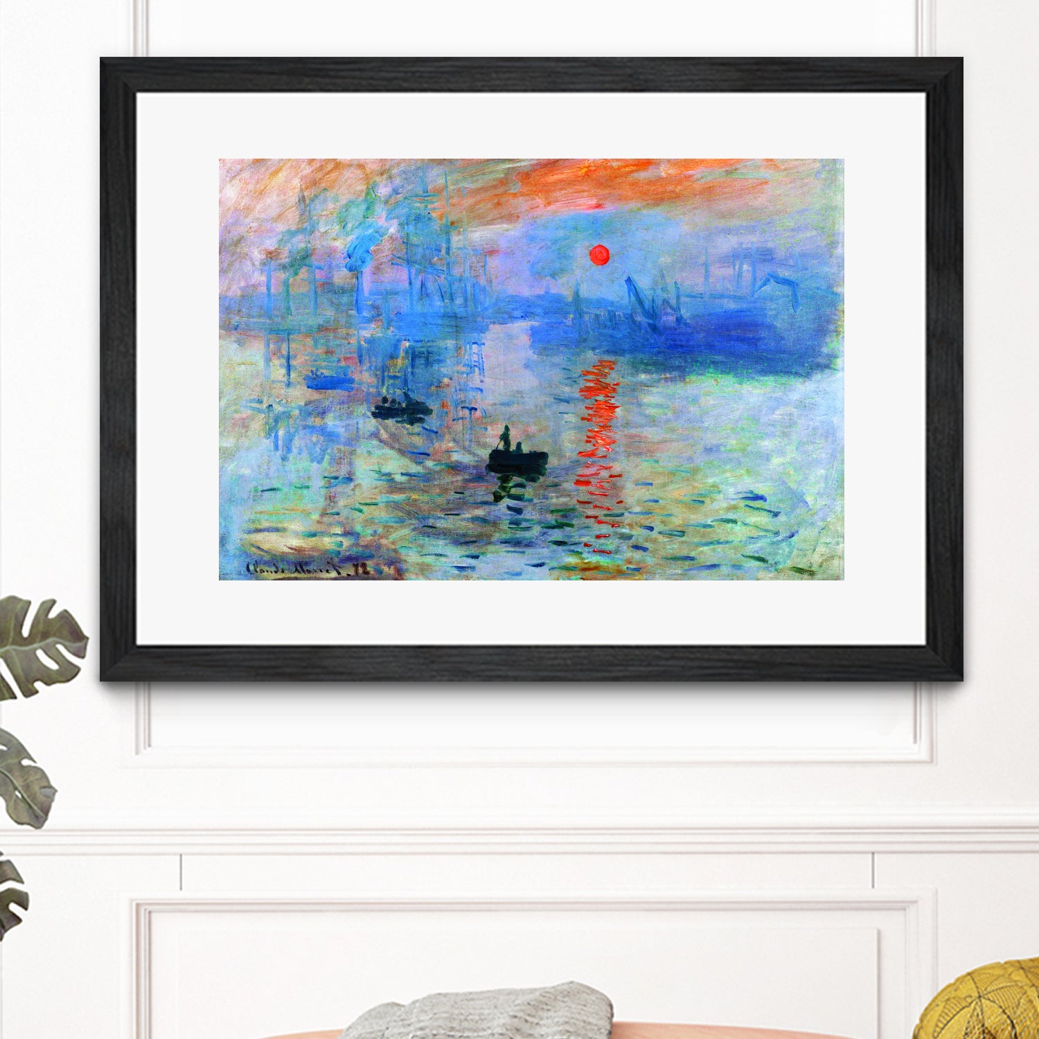 Sunrise 1872 by Monet on GIANT ART - museums