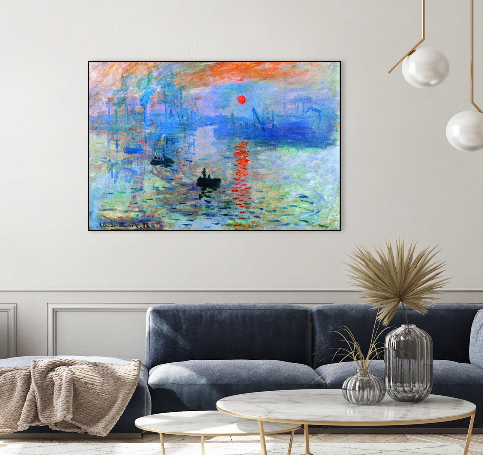 Sunrise 1872 by Monet on GIANT ART - museums