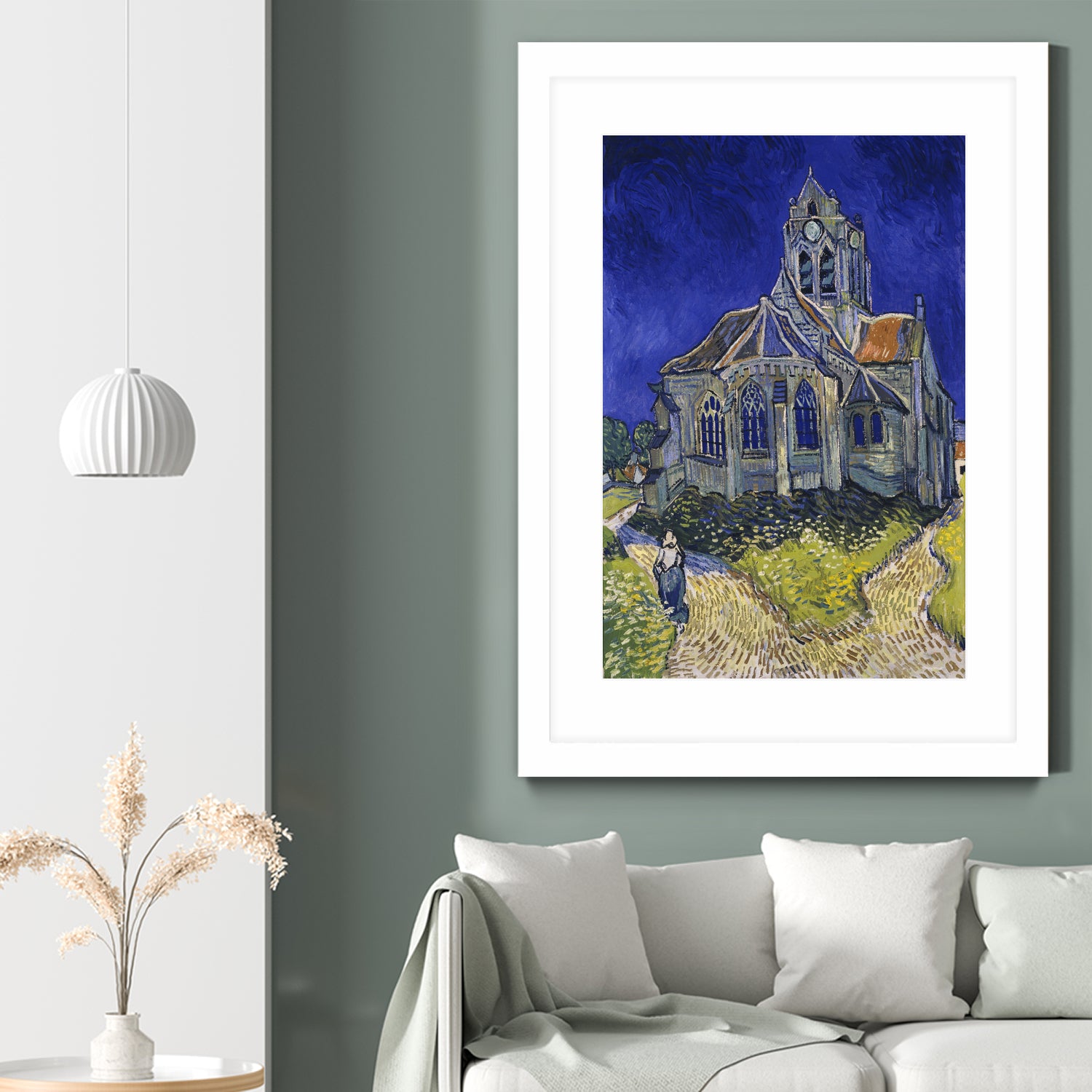 The Church in Auvers-sur-Oise by Vincent van Gogh on GIANT ART - museums