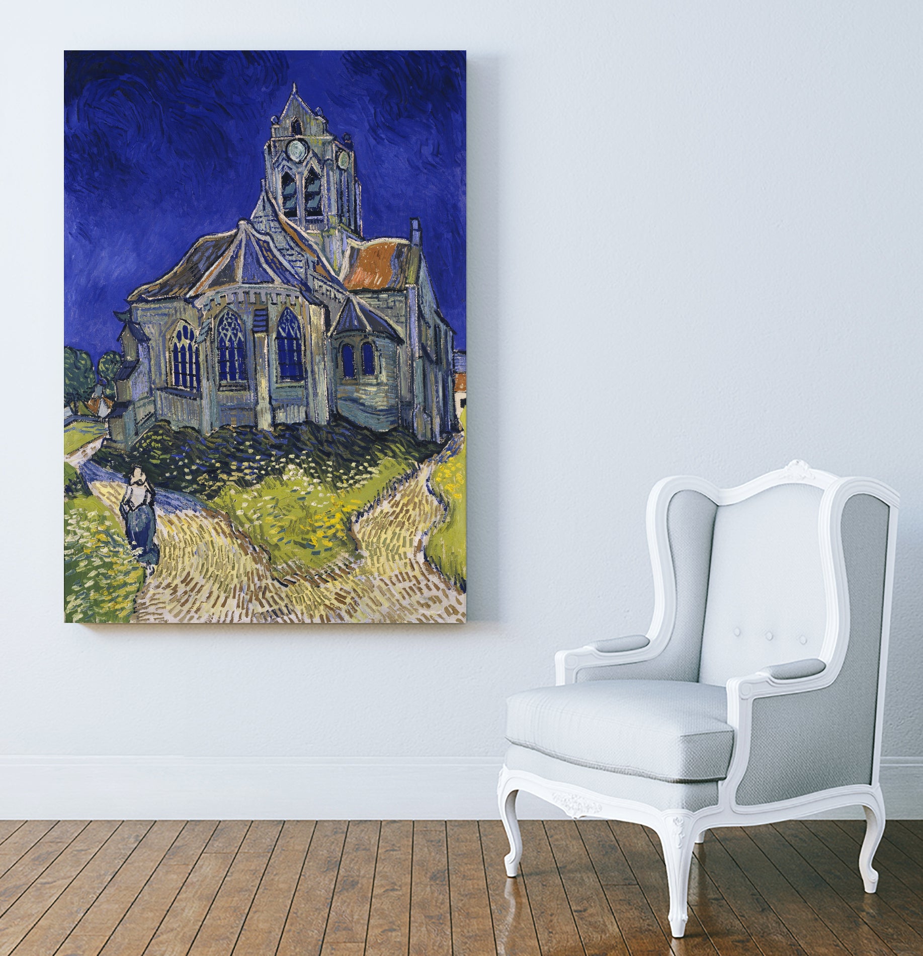 The Church in Auvers-sur-Oise by Vincent van Gogh on GIANT ART - museums