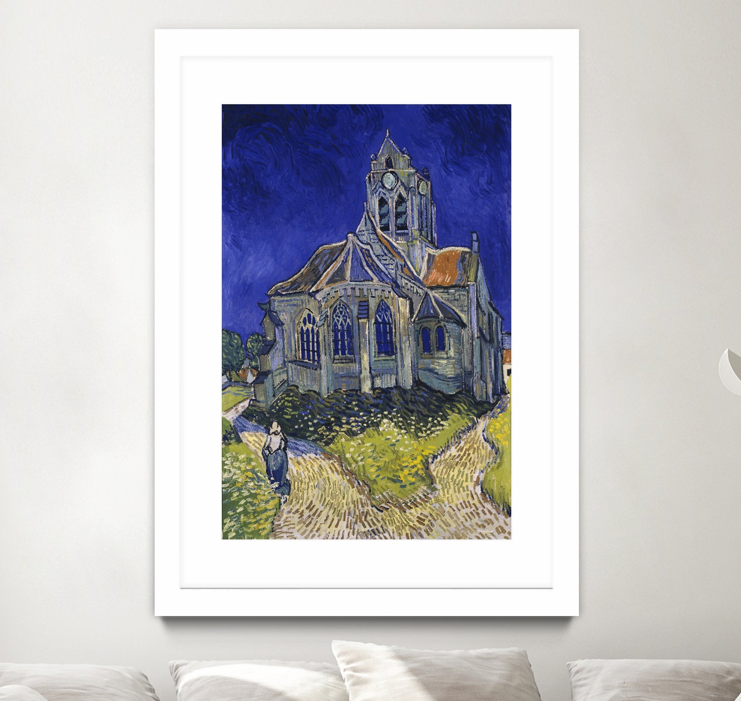 The Church in Auvers-sur-Oise by Vincent van Gogh on GIANT ART - museums