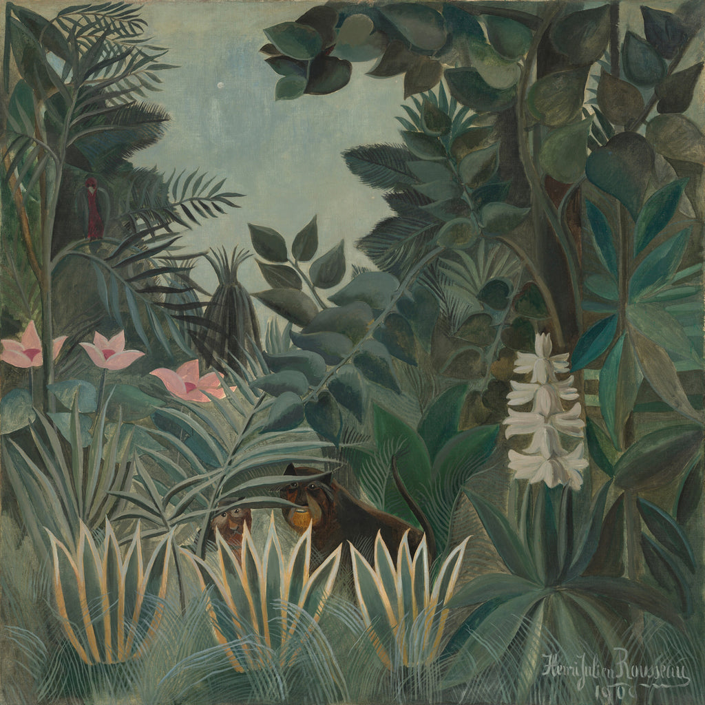 The Equatorial Jungle 1909 by Henri Rousseau on GIANT ART - museums