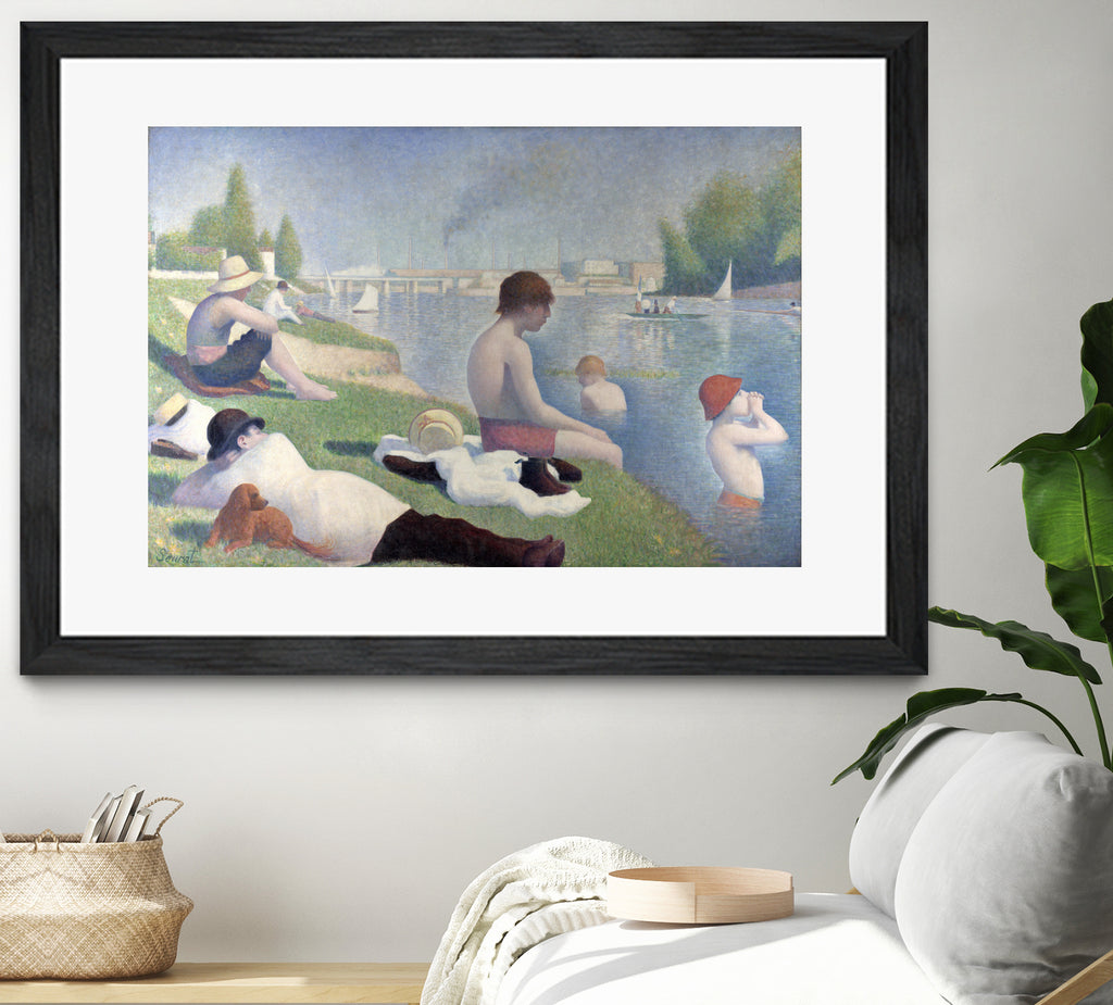 Baigneurs a Asnieres by Georges Seurat on GIANT ART - landscapes