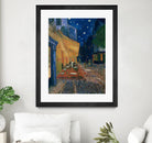 Cafe-terrace at night (Place du forum in Arles), 1888 by Vincent  van Gogh on GIANT ART - museums