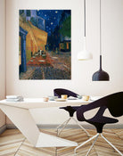 Cafe-terrace at night (Place du forum in Arles), 1888 by Vincent  van Gogh on GIANT ART - museums