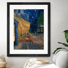 Cafe-terrace at night (Place du forum in Arles), 1888 by Vincent  van Gogh on GIANT ART - museums