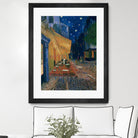 Cafe-terrace at night (Place du forum in Arles), 1888 by Vincent  van Gogh on GIANT ART - museums