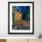 Cafe-terrace at night (Place du forum in Arles), 1888 by Vincent  van Gogh on GIANT ART - museums