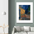 Cafe-terrace at night (Place du forum in Arles), 1888 by Vincent  van Gogh on GIANT ART - museums