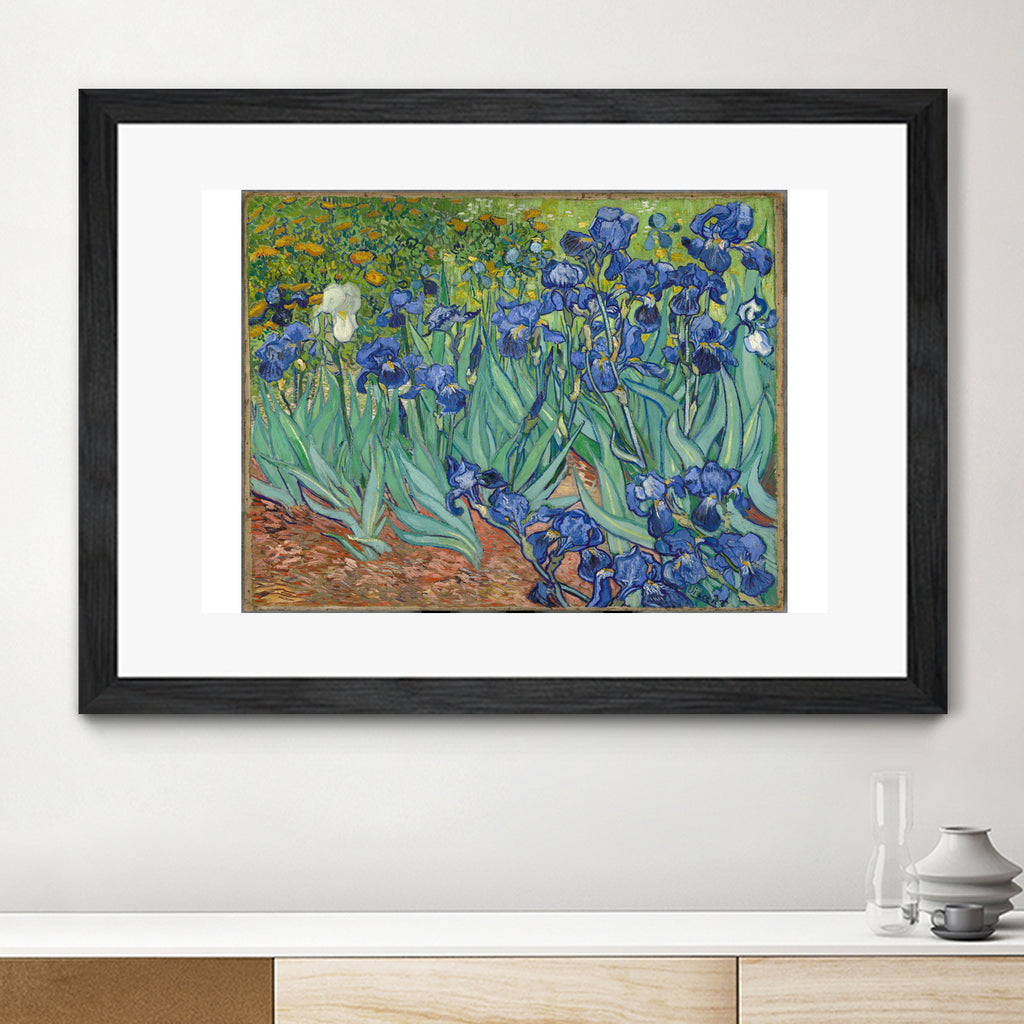 Irises, 1889 by Vincent Van Gogh on GIANT ART - green botanical