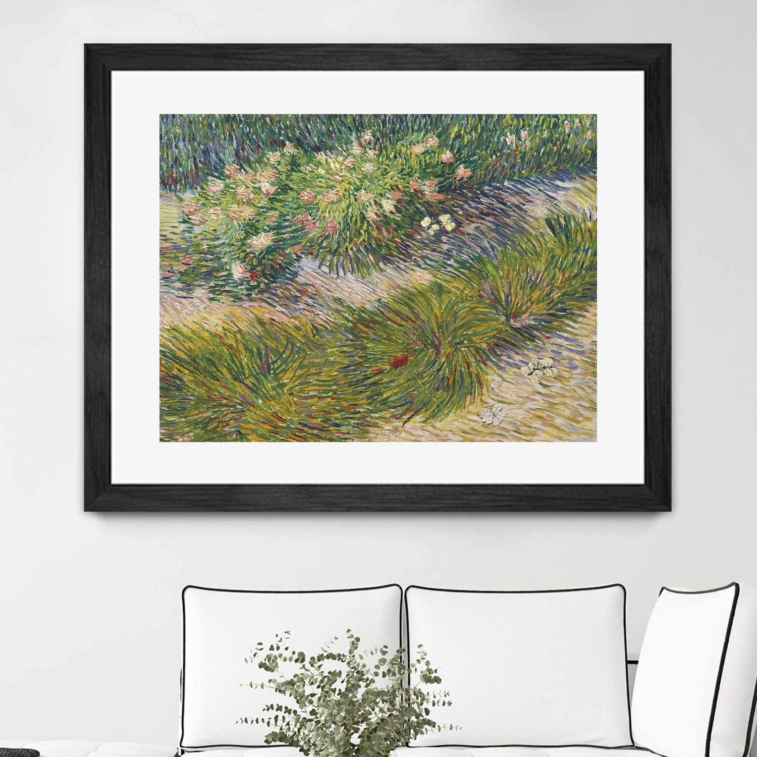 Coin de jardin avec papillons by Vincent van Gogh on GIANT ART