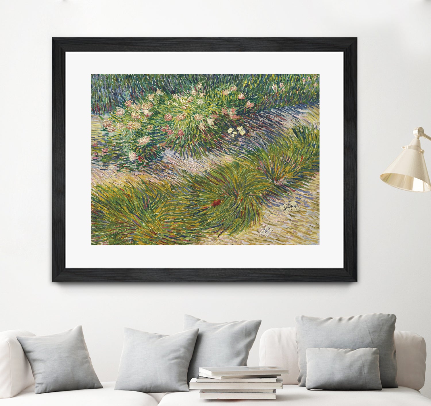 Coin de jardin avec papillons by Vincent van Gogh on GIANT ART