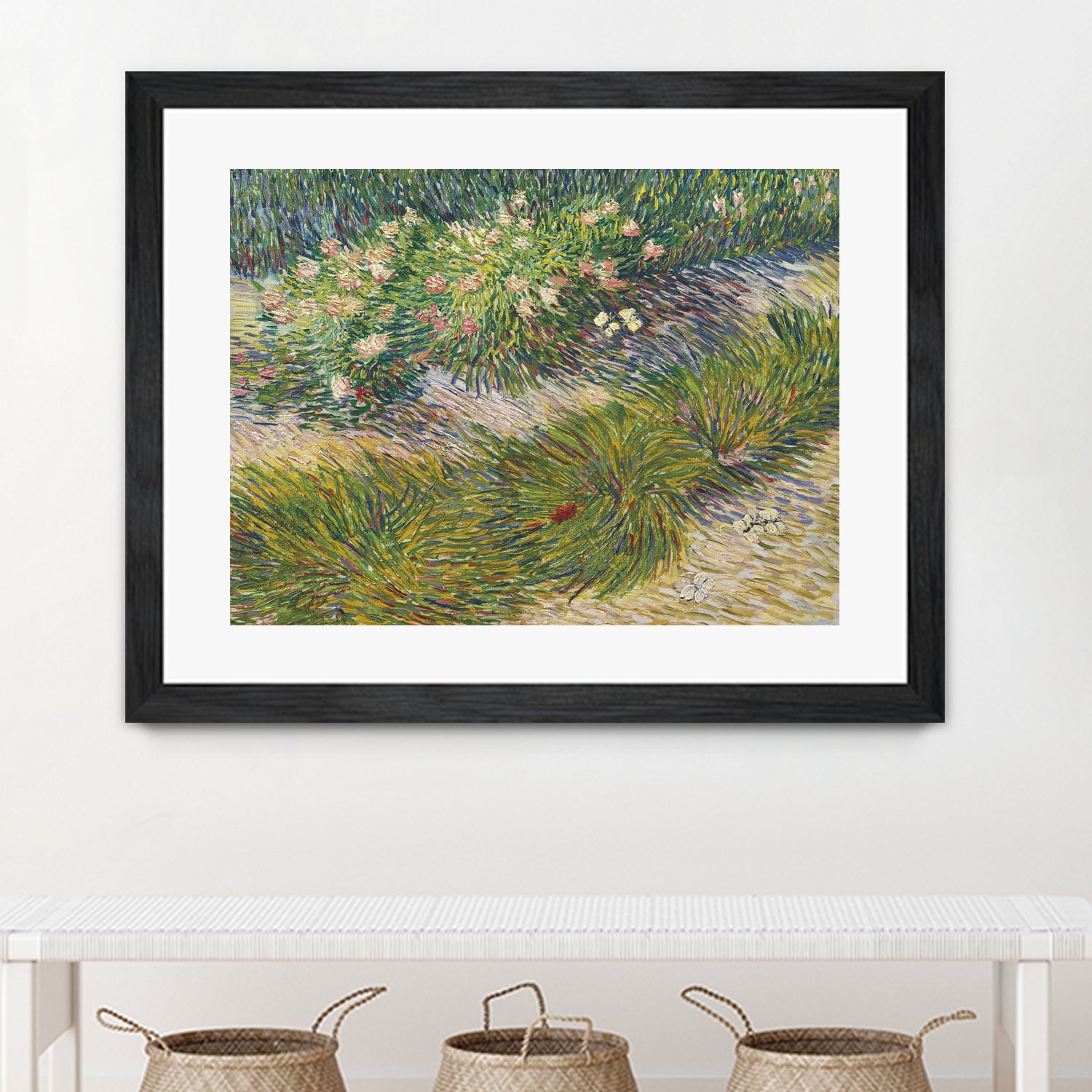 Coin de jardin avec papillons by Vincent van Gogh on GIANT ART