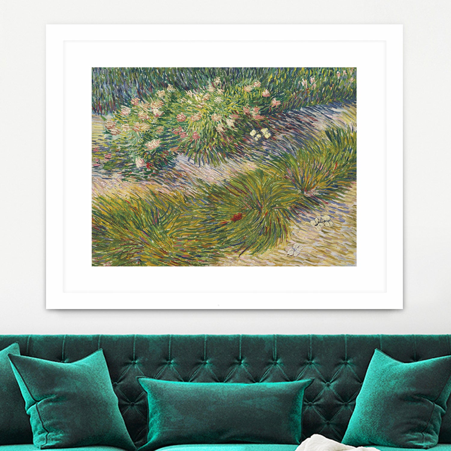 Coin de jardin avec papillons by Vincent van Gogh on GIANT ART