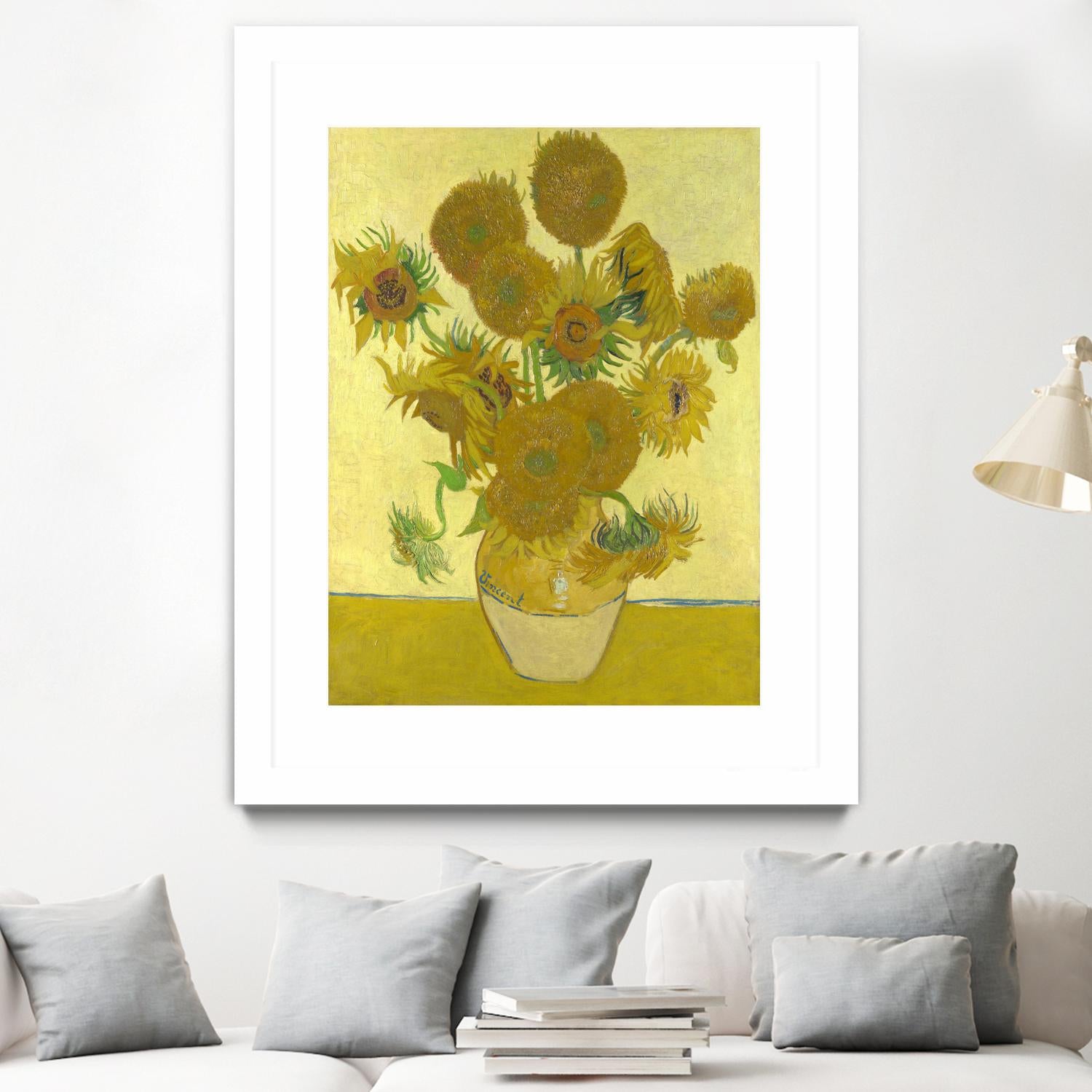 Sunflowers on Gold, 1888 by Vicent van Gogh on GIANT ART