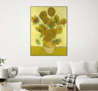 Sunflowers on Gold, 1888 by Vicent van Gogh on GIANT ART
