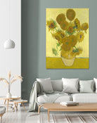 Sunflowers on Gold, 1888 by Vicent van Gogh on GIANT ART