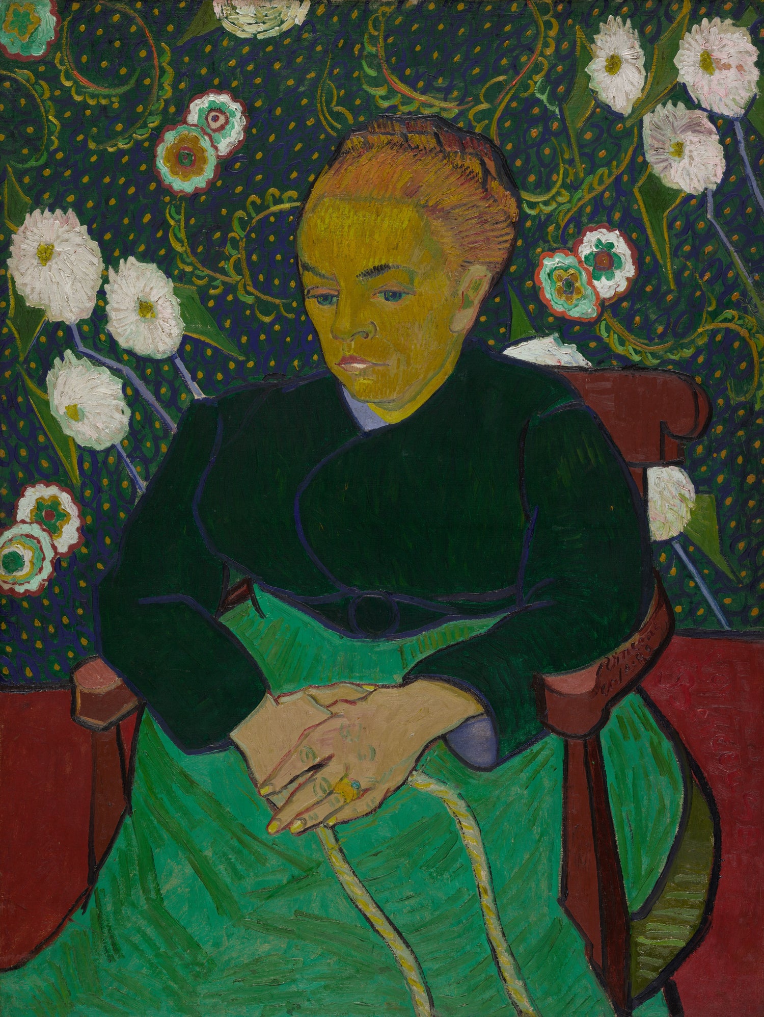 Madame Roulin Rocking the Cradle (La berceuse) by Vincent van Gogh on GIANT ART - museums