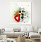 Actual #1 by Sylvie Cloutier on GIANT ART - red abstrait