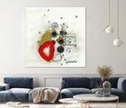 Actual #1 by Sylvie Cloutier on GIANT ART - red abstrait
