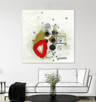 Actual #1 by Sylvie Cloutier on GIANT ART - red abstrait