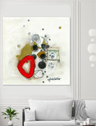 Actual #1 by Sylvie Cloutier on GIANT ART - red abstrait