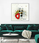 Actual #1 by Sylvie Cloutier on GIANT ART - red abstrait