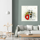 Actual #1 by Sylvie Cloutier on GIANT ART - red abstrait