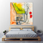 Cartoon #3 by Sylvie  Cloutier on GIANT ART - red abstract