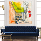 Cartoon #3 by Sylvie  Cloutier on GIANT ART - red abstract