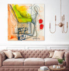 Cartoon #3 by Sylvie  Cloutier on GIANT ART - red abstract