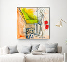 Cartoon #3 by Sylvie  Cloutier on GIANT ART - red abstract