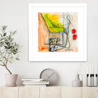 Cartoon #3 by Sylvie  Cloutier on GIANT ART - red abstract