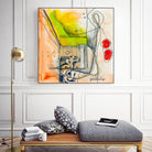 Cartoon #3 by Sylvie  Cloutier on GIANT ART - red abstract