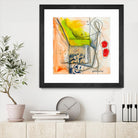 Cartoon #3 by Sylvie  Cloutier on GIANT ART - red abstract