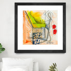 Cartoon #3 by Sylvie  Cloutier on GIANT ART - red abstract