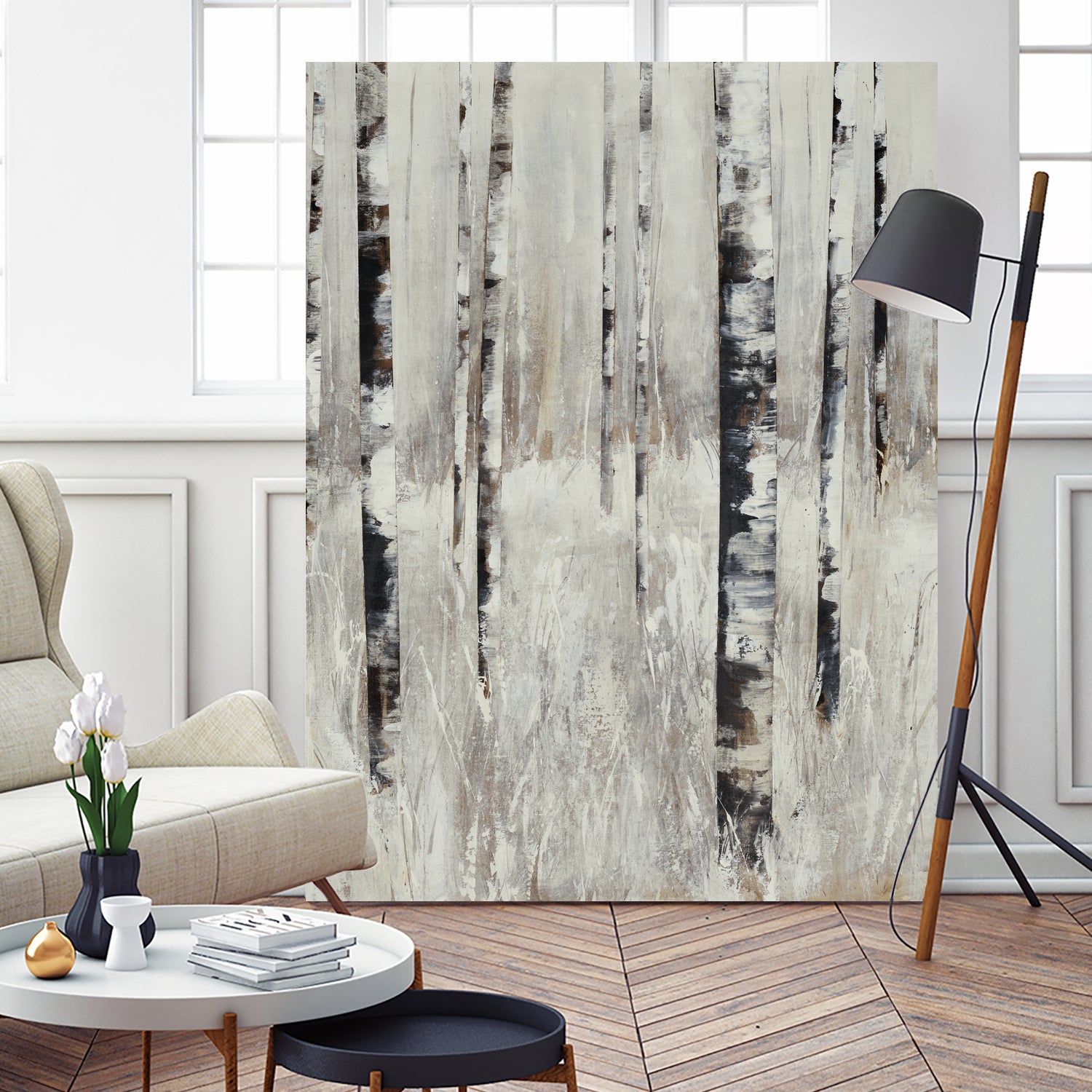 A Winter Walk by Daleno Art on GIANT ART - abstract