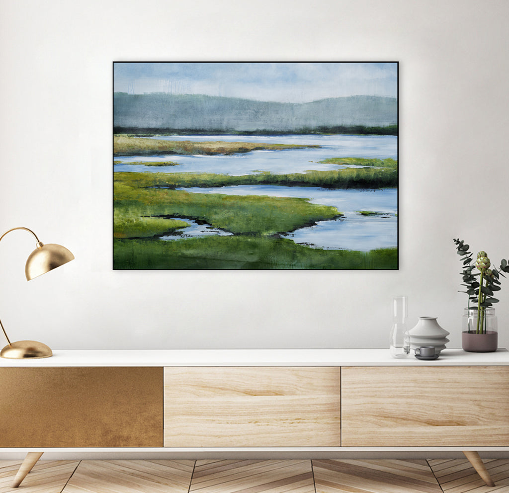 Distant Shower by Daleno Art on GIANT ART - abstract