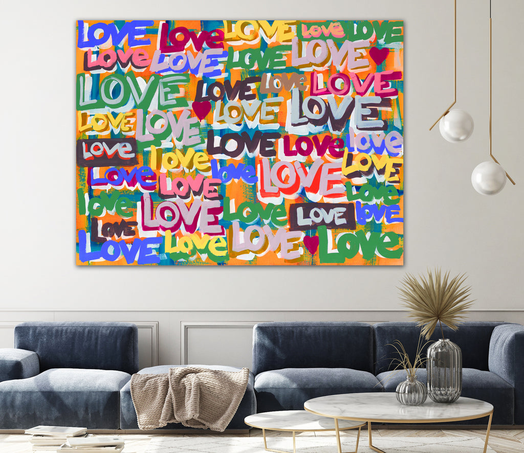 Its time to Love II by Daleno Art on GIANT ART - red figurative love