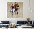 Closely Listening by Daleno Art on GIANT ART - brown abstract