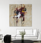 Closely Listening by Daleno Art on GIANT ART - brown abstract